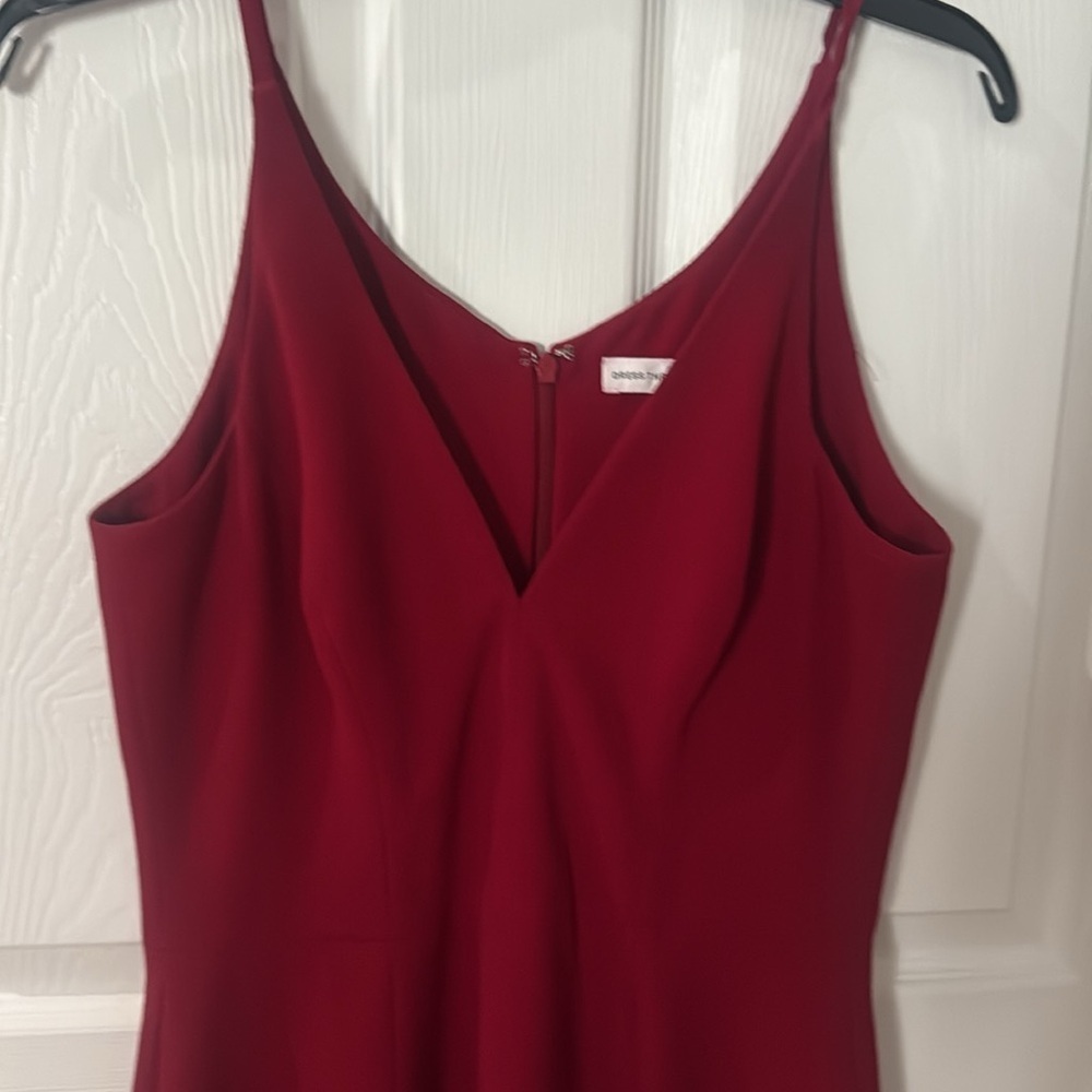 Dress the Population red Midi Dress size medium - Picture 3 of 4